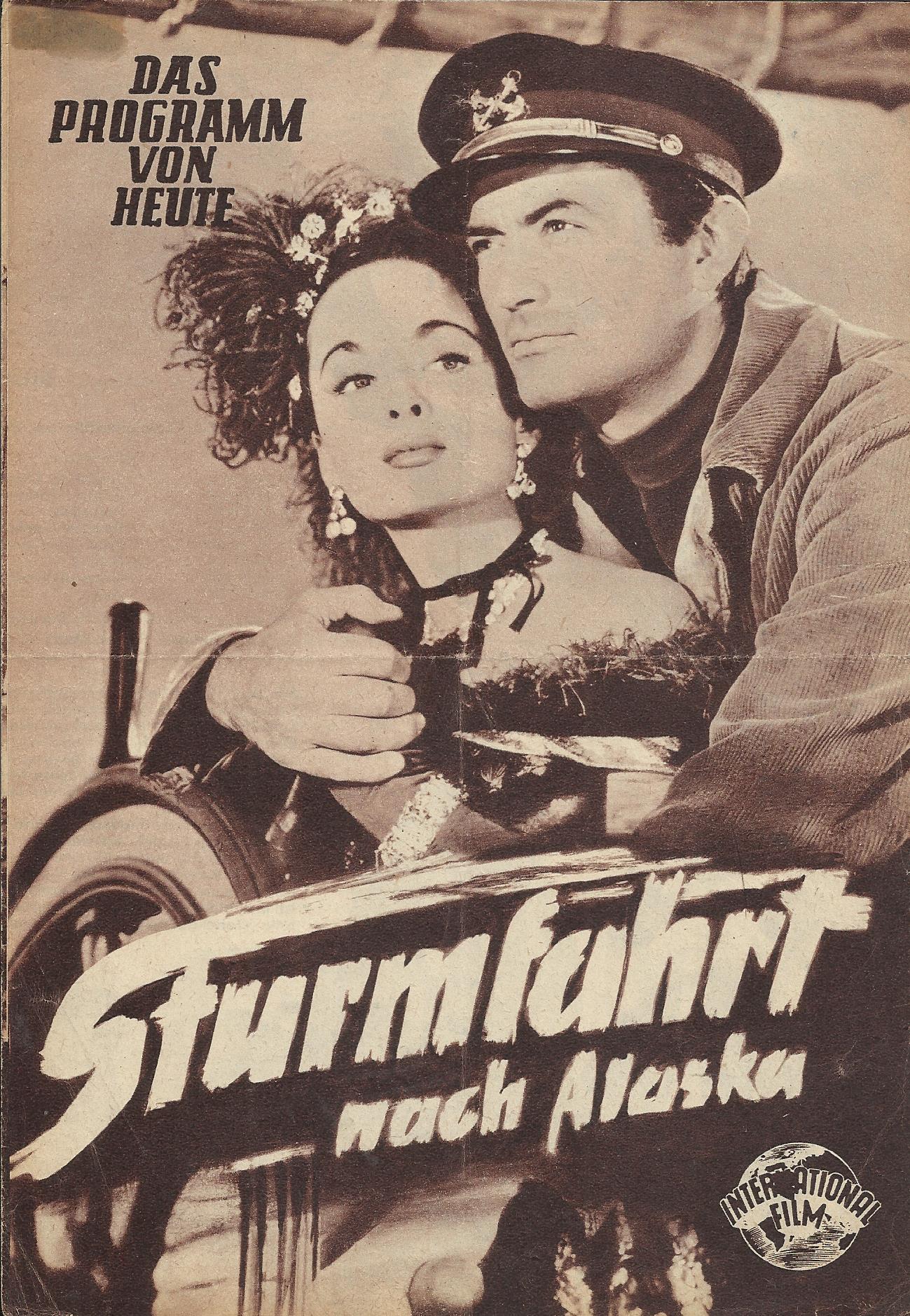 142: Sturmfahrt nach Alaska ( Raoul Walsh ) Gregory Peck, Ann Blyth, Anthony Quinn, John McIntire, Willy Eichberger,
