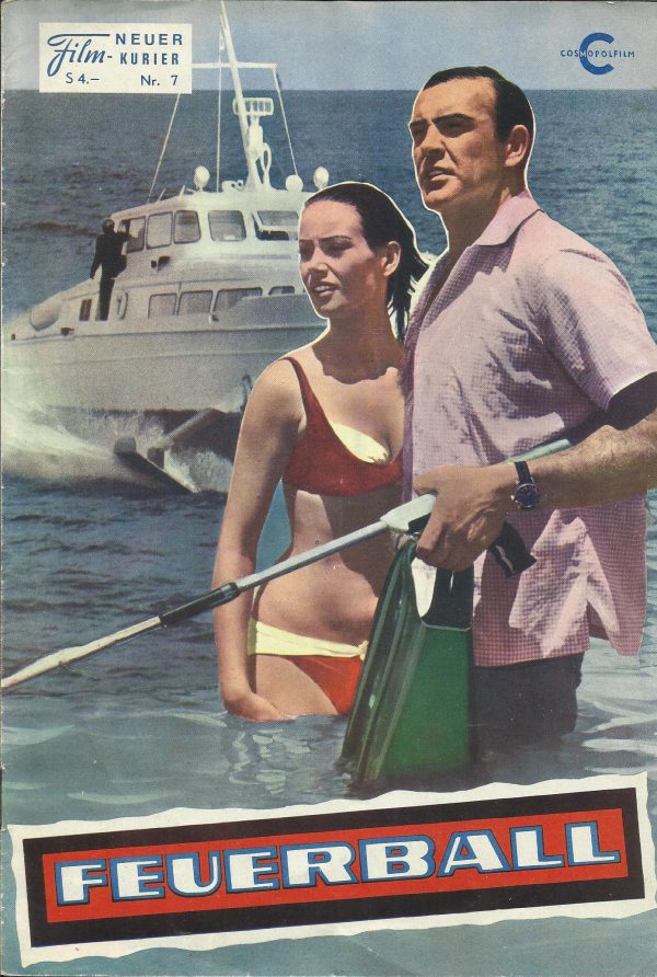 07: Feuerball ( James Bond 007 ) Sean Connery, Claudine Auger, Adolfo Celi, Luciana Paluzzi, Rik Van Nutter, Guy Doleman, Molly Peters, Martine Beswick, Bernard Lee, Desmond Llewelyn, Lois Maxwell, Roland Culver, Earl Cameron,