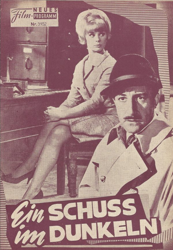3952: Ein Schuss im Dunkeln (Blake Edwards) Peter Sellers, Elke Sommer, George Sanders, Herbert Lom, Tracy Reed, Graham Stark, Andre Maranne, Douglas Wilmer