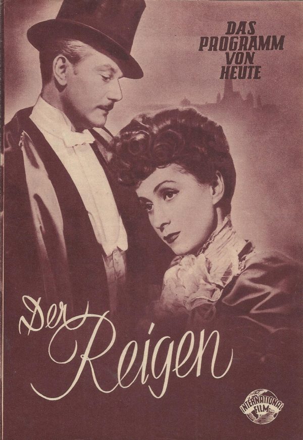 36: Der Reigen ( Arthur Schnitzler ) ( Max Orpüls ) Adolf Wohlbrück, Simone Signoret, Daniel Gelin, Danielle Darrieux, Isa Miranda, Gerard Philipe, Simone Simon,