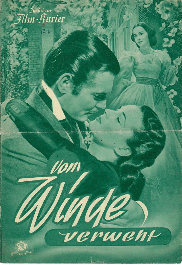 1716: a: Vom Winde verweht, Vivien Leigh, Clark Gable,