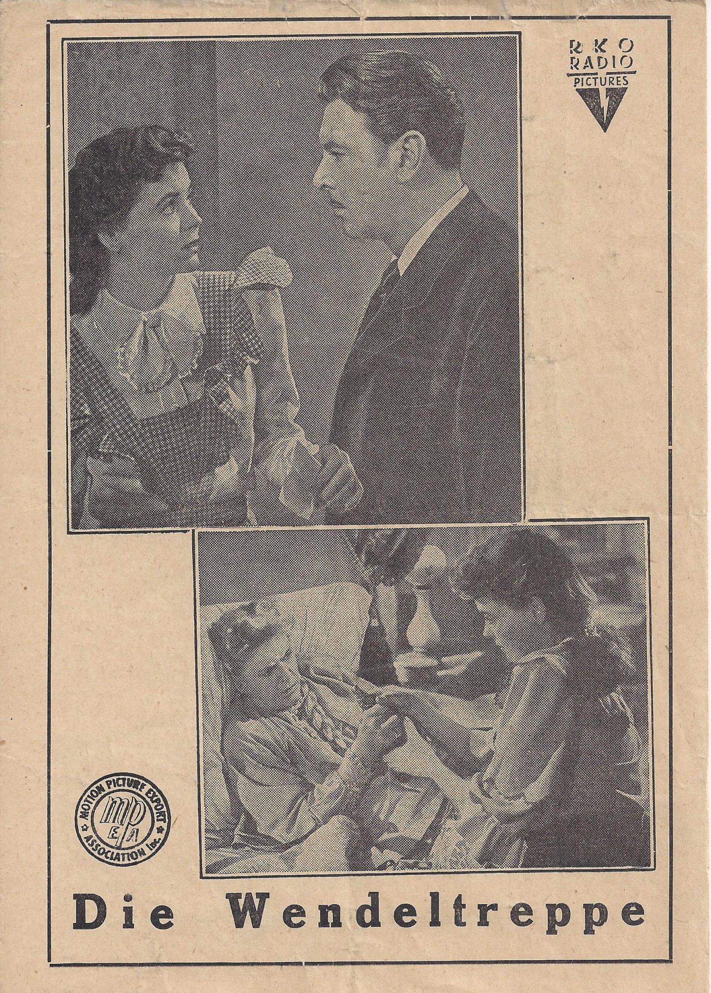 77: Die Wendeltreppe ( The Spiral Staircase ) George Brent, Dorothy Mc Guire, Ethel Barrymore,