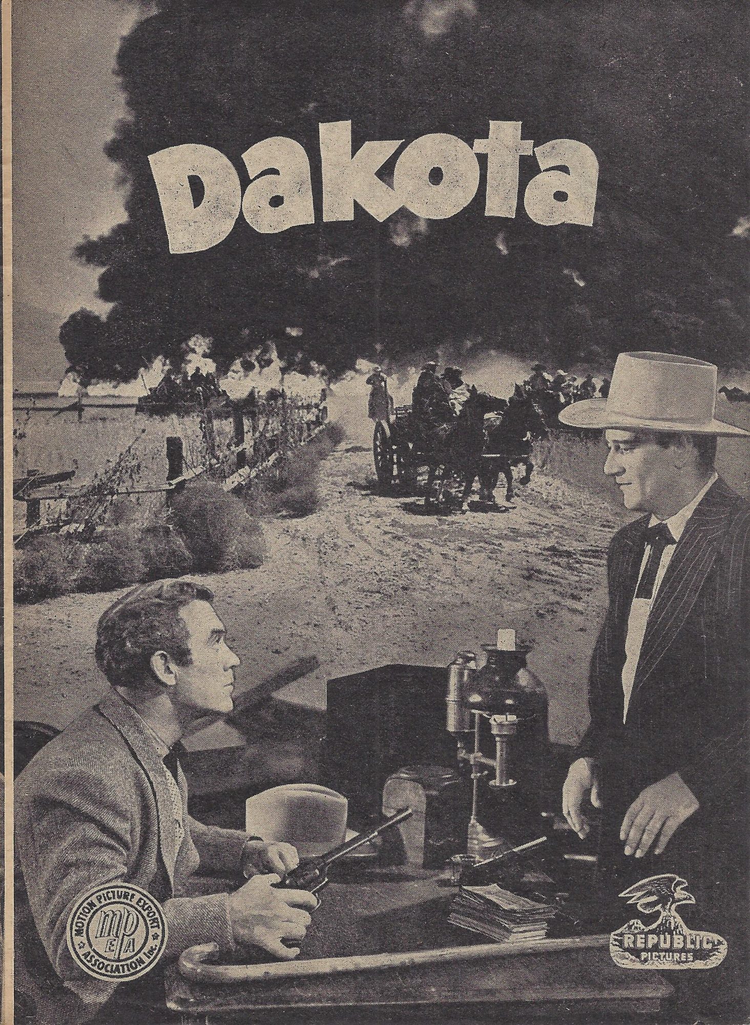92: Dakota, John Wayne, Vera Hruba Ralston, Walter Brennan, Mike Mazurki, Paul Fix, rennan,