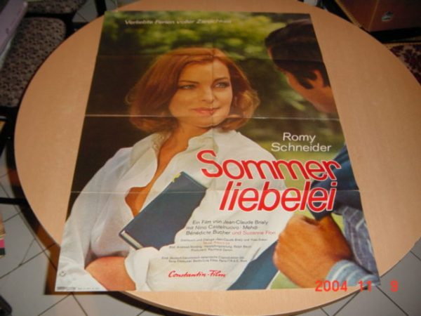 Sommerliebelei : Romy Schneider A 1 Plakat