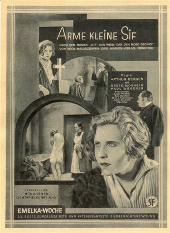 Arme kleine Sif, Grete Mosheim, Paul Wegener, Adele Sandrock,