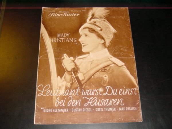 1464: Leutnant warst Du einst bei den Husaren, Mady Christians,