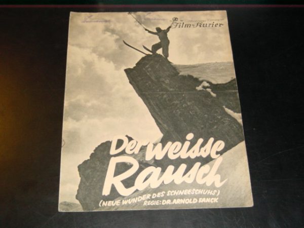 1704: Der weisse Rausch ( Arnold Fanck ) Leni Riefenstahl,