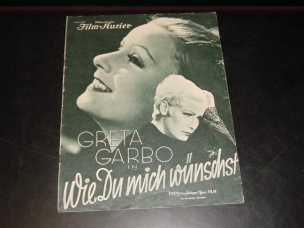 2018: Wie Du mich wünschst, Greta Garbo, Erich von Stroheim,