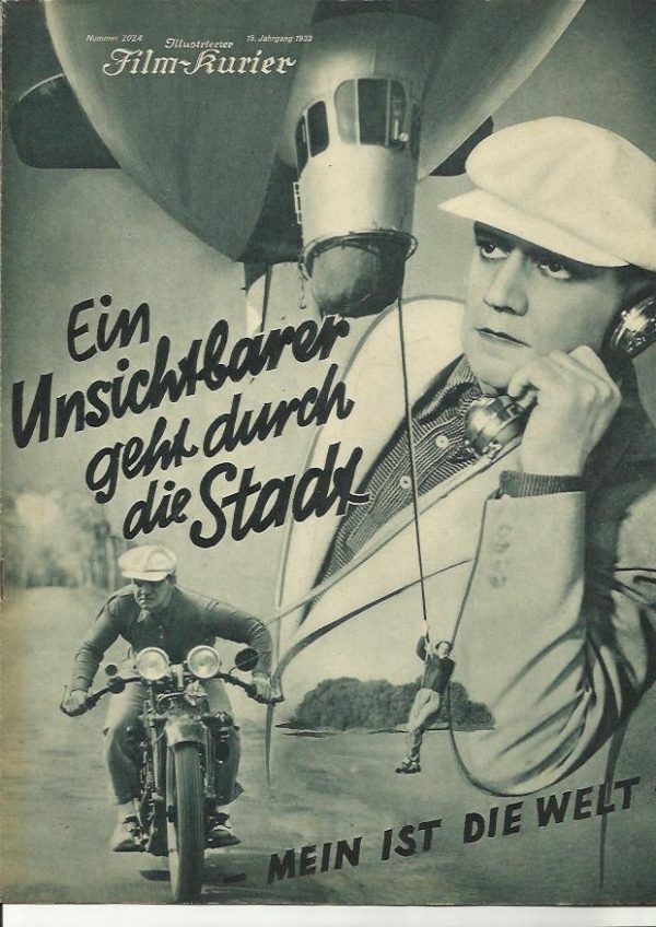 2024: Ein Unsichtbarer geht durch die Stadt, Harry Piel,