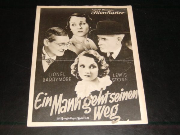 2029: Ein Mann geht seinen Weg, Lionel Barrymore, L. Stone,