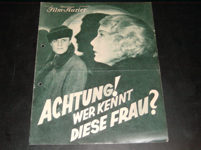 2110: Achtung ! Wer kennt diese Frau ? Hilde von Stolz,