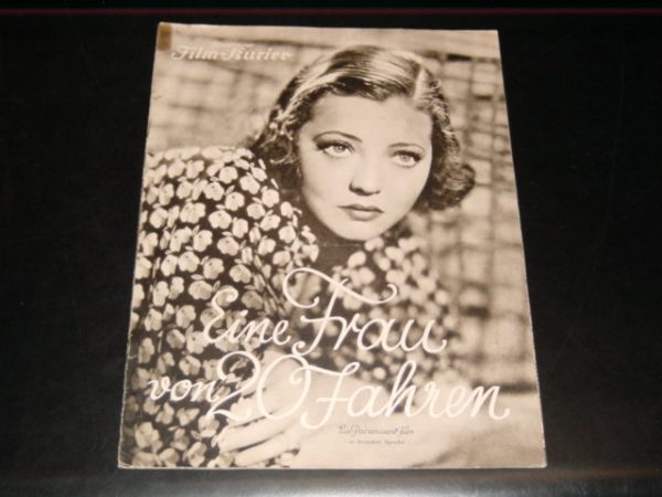 2444: Eine Frau von 20 Jahren, Sylvia Sidney, H. Marshall,