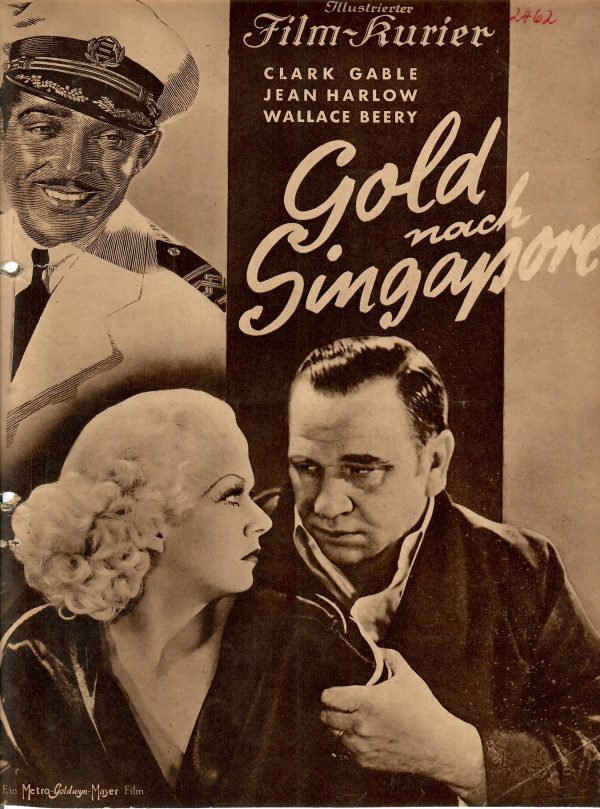 2462: Gold nach Singapore, Clark Gable, Jean Harlow,