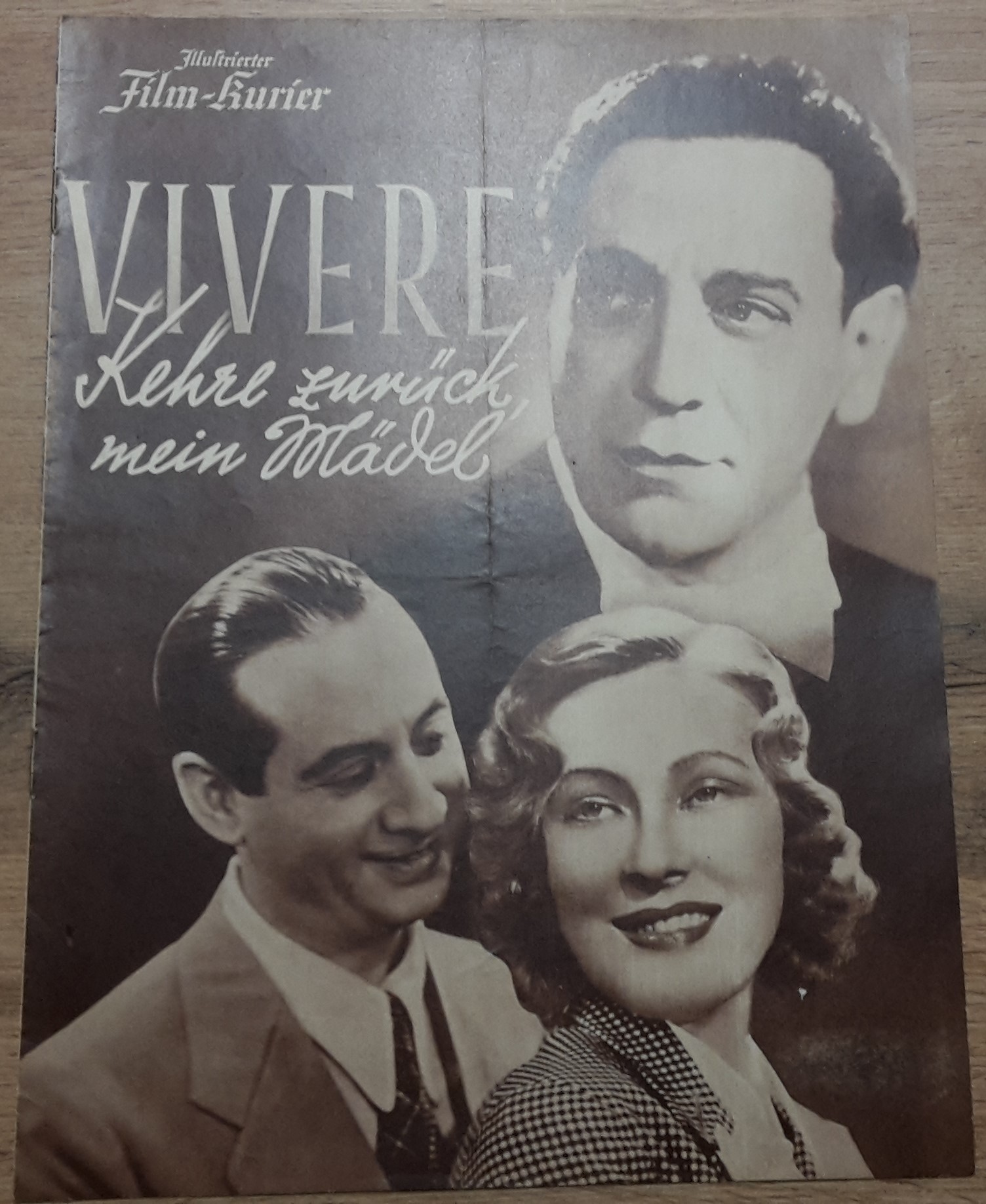 2783: Vivere - Kehre zurück mein Mädel ( Guido Brignone ) Tito Schipa, C. Boratto, Nino Besozzi, Paola Borboni, Oresta Fares, Olga Gentilli,