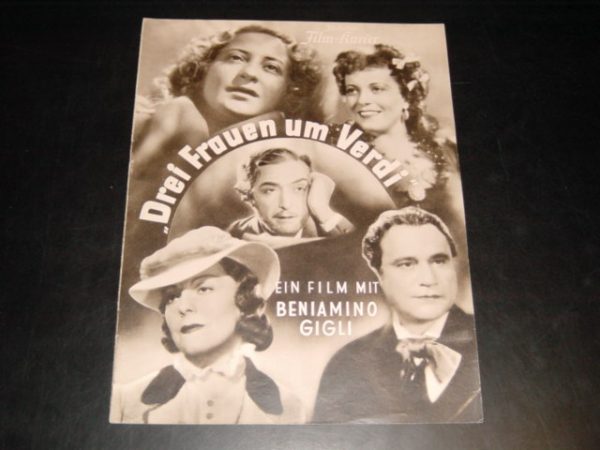 2839: Drei Frauen um Verdi, Benjamino Gigli, Maria Cebotari,