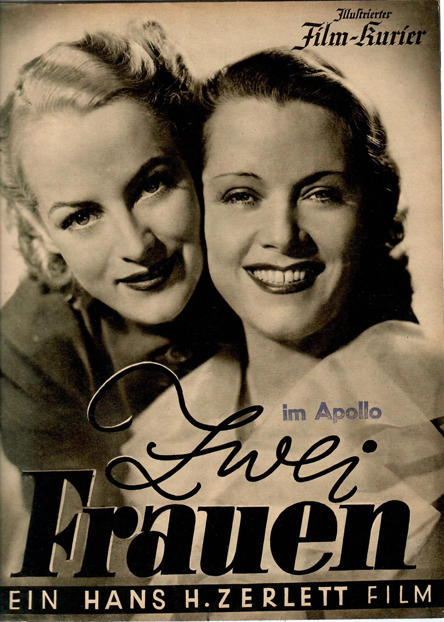 2843: Zwei Frauen ( Hans H. Zerlett ) Olga Tschechowa, Irene von Meyendorff, Walter Janssen, Paul Klinger,