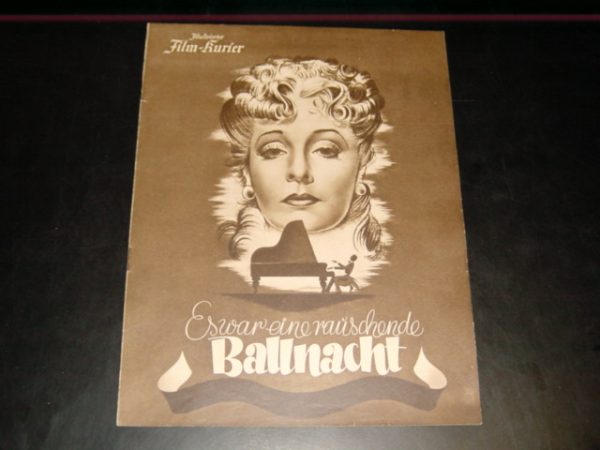 2989: Es war eine rauschende Ballnacht, Zarah Leander,