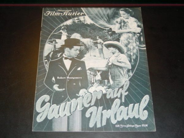 2316: Gauner auf Urlaub, Robert Montgomery, M. O´Sullivan,