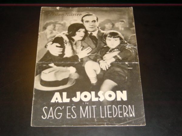 1416: Sag es mit Liedern, Al Jolson, Davey Lee, Marian Nixon,