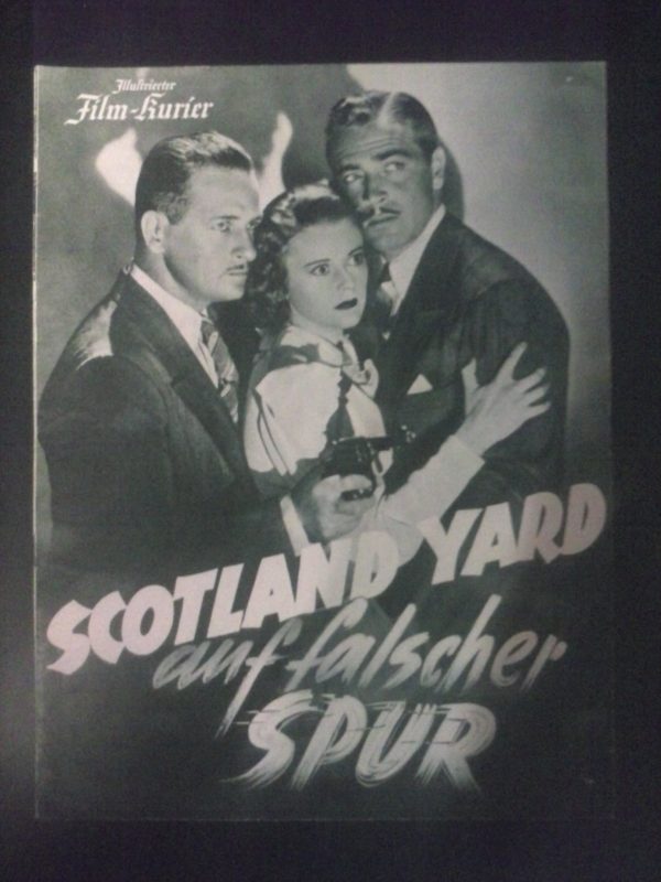 2883: Scotland Yard falscher Spur, John Howard, Anthony Quinn, hinten JOHN WAYNE Vorschau !! Spielhölle Wyoming !!!
