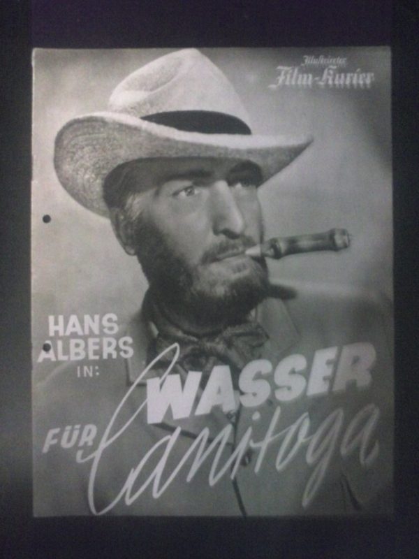 2933: Wasser für Canitoga, Hans Albers, Charlotte Susa,
