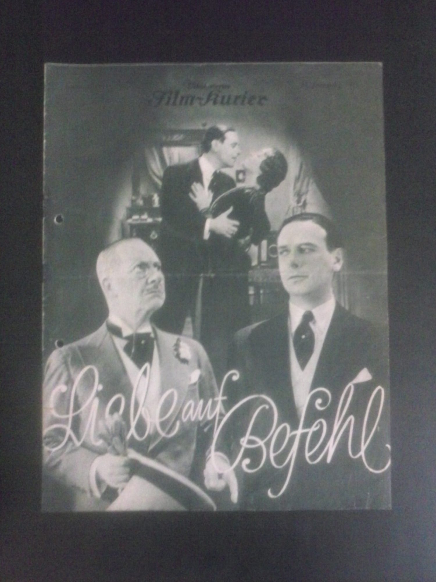 1551: Liebe auf Befehl ( Ernst L. Franck u. Johannes Riemann ) Olga Tschechowa, Paul Weigel, Albert Conti, Arnold Korff, Tala Birell, Hans Junkermann