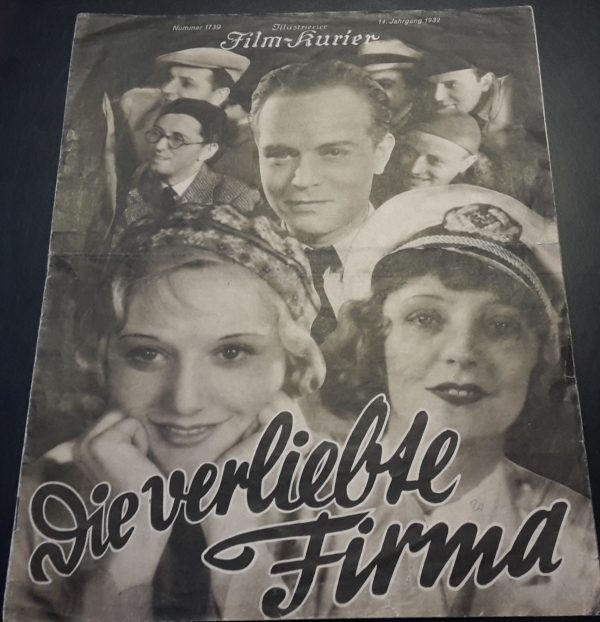 1739: Die verliebte Firma ( Max Ophuels ) Gustav Fröhlich, Anny Ahlers, Jose Wedorn, Hubert von Meyerinck, Ernst Verebes, Lien Deyers, Fritz Steiner,