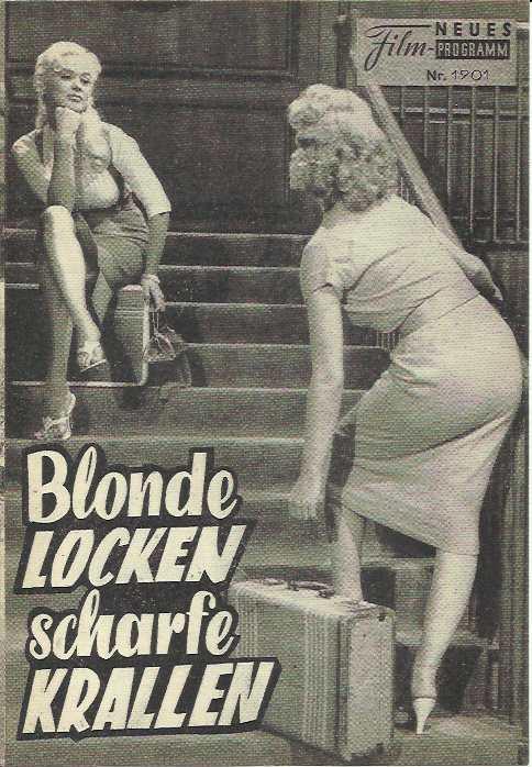 1901: Blonde Locken scharfe Krallen (Charles Haas) Mamie van Doren,Mel Torme, Paul Anka, Ray Anthony, Maggie Hayes, Cathy Crosby, Gigi Perreau, Elinor Donahue, Gloria Tabott, Sheilah Graham, Jim Milchum, Dick Contino, Harold Lloyd jr.