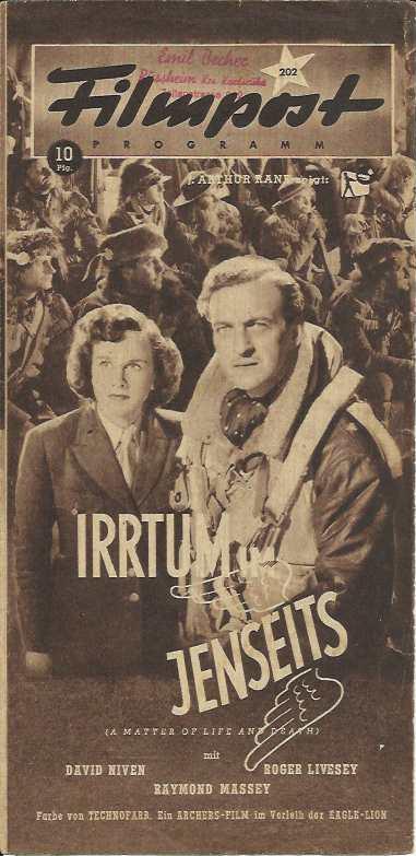202: Irrtum im Jenseits, David Niven, Roger Livesey,