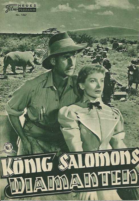 1247: König Salamons Diamanten (Compton Bennett und Andrew Marton) Stewart Granger, Deborah Kerr, Richard Carlson, Kimursi, Siriaque