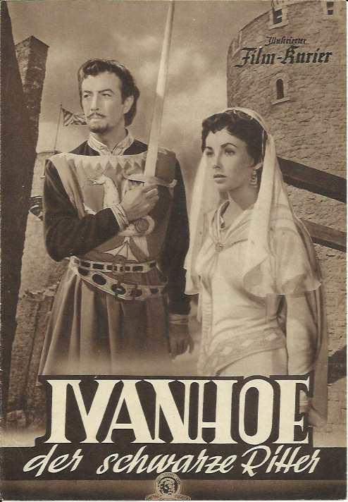 1506: Ivanhoe der schwarze Ritter ( Richard Thorpe ) Elisabeth Taylor, Robert Taylor, Joan Fontaine, George Sanders,