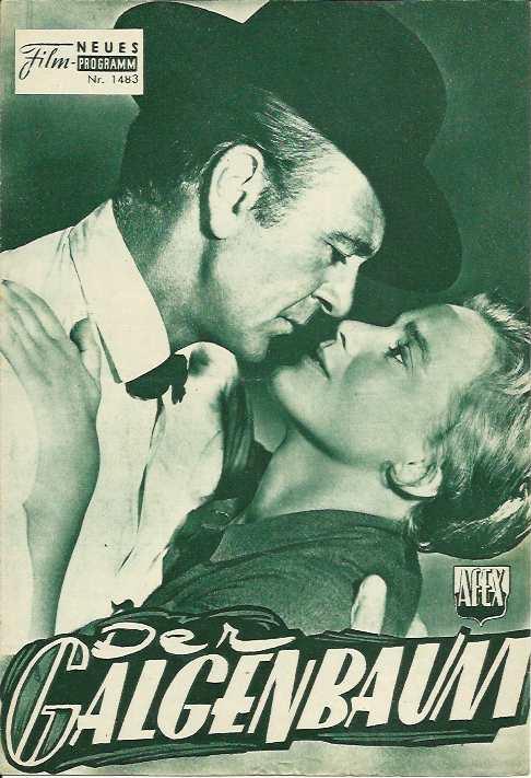 1483: Der Galgenbaum (The Hanging Tree) (Delmar Daves) Gary Cooper, Maria Schell, Karl Malden, Ben Piazza