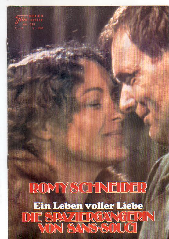 310: Die Spaziergängerin von San - Souci ( Jacques Rouffio ) Romy Schneider, Michel Piccoli, Wendelin Werner, Helmut Griem, Mathieu Carriere, Maria Schell,