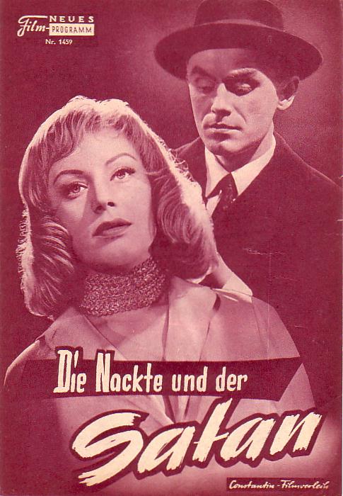 1459: Die Nackte und der Satan (Victor Trivas) Horst Frank, Michel Simon, Paul Dahlke, Karin Kernke, Helmut Schmid, Christiane Maybach, Dieter Eppler, Kurt Müller-Graf, Maria Stadler, Otto Storr