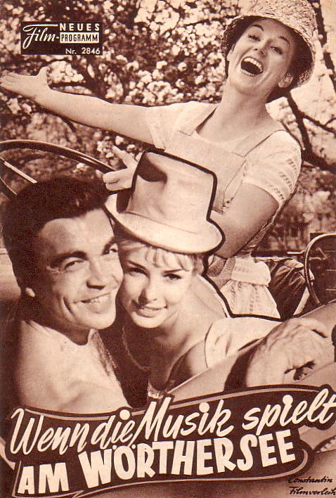 2846: Wenn die Musik spielt am Wörthersee (Hans Grimm) Vivi Bach, Claus Biederstaedt, Grethe Weiser, Hubert von Meyerinck, Johanna König, Kurt Grosskurth, Margitta Scherr, Silvia Simon, Katrin Heyer, Frauke Sinjen, Ingrid Simon, Axel Bauer, Heini Göbel