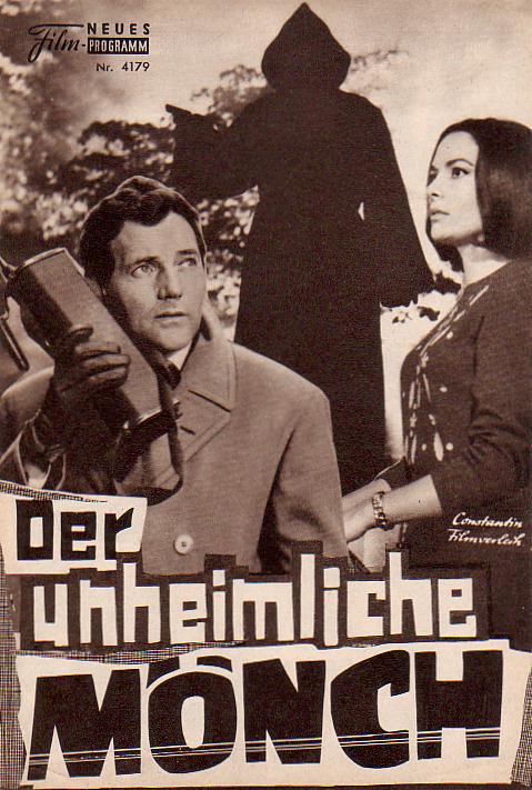 4179: Der Unheimliche Mönch (Dr. Richard Reinl) Harald Leipnitz, Karin Dor, Eddi Arent, Ilse Steppat, Siegfried Lowitz, Dieter Eppler, Siegfried Schündler, Hartmut Reck, Kurt Pieritz