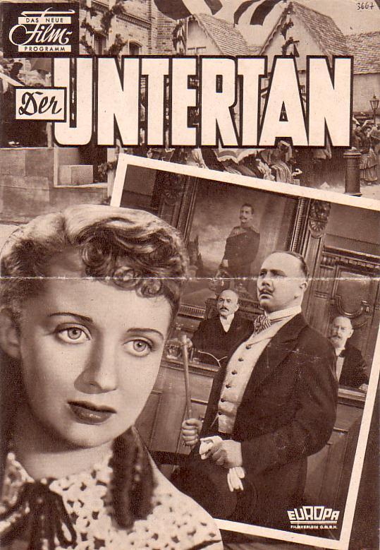 Untertan der, Werner Peters, Sabine Thalbach, Paul Esser,
