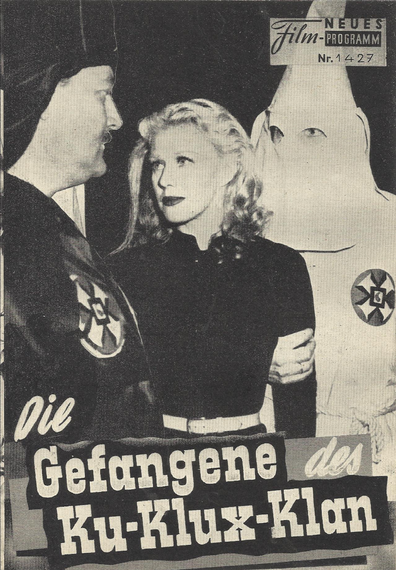 1427: Gefangene des Ku - Klux - Klan ( Storm Warning ) Ginger Rogers, Doris Day, Ronald Reagan, Steve Cochran,