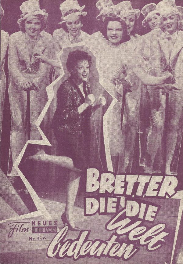 3539: Bretter die die Welt bedeuten ( The Lonely Stage ) Judy Garland, Dirk Bogarde, Jack Klugman,
