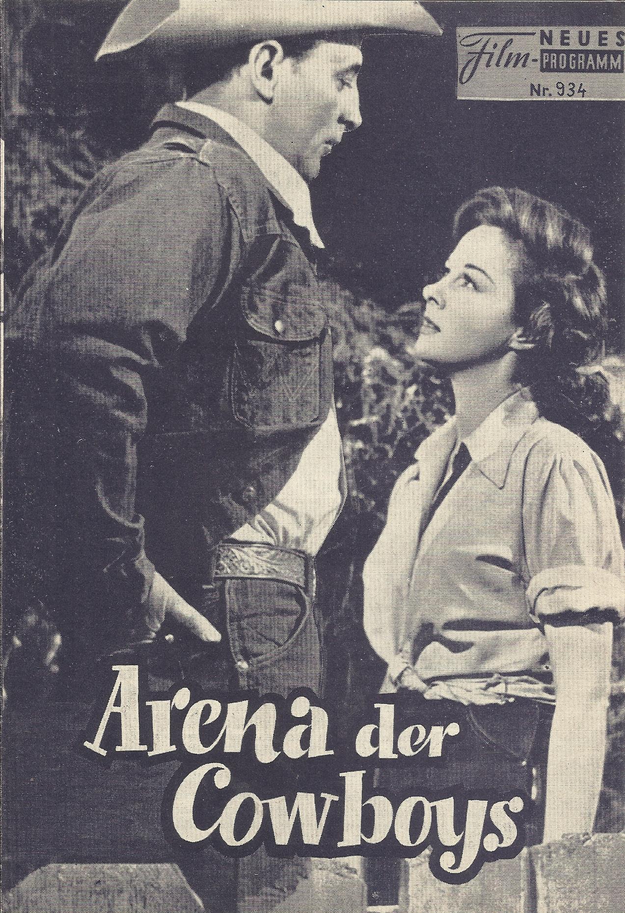 934: Arena der Cowboys (Nicholas Ray) Susan Hayward, Robert Mitchum, Arthur Kennedy, Arthur Hunnicutt