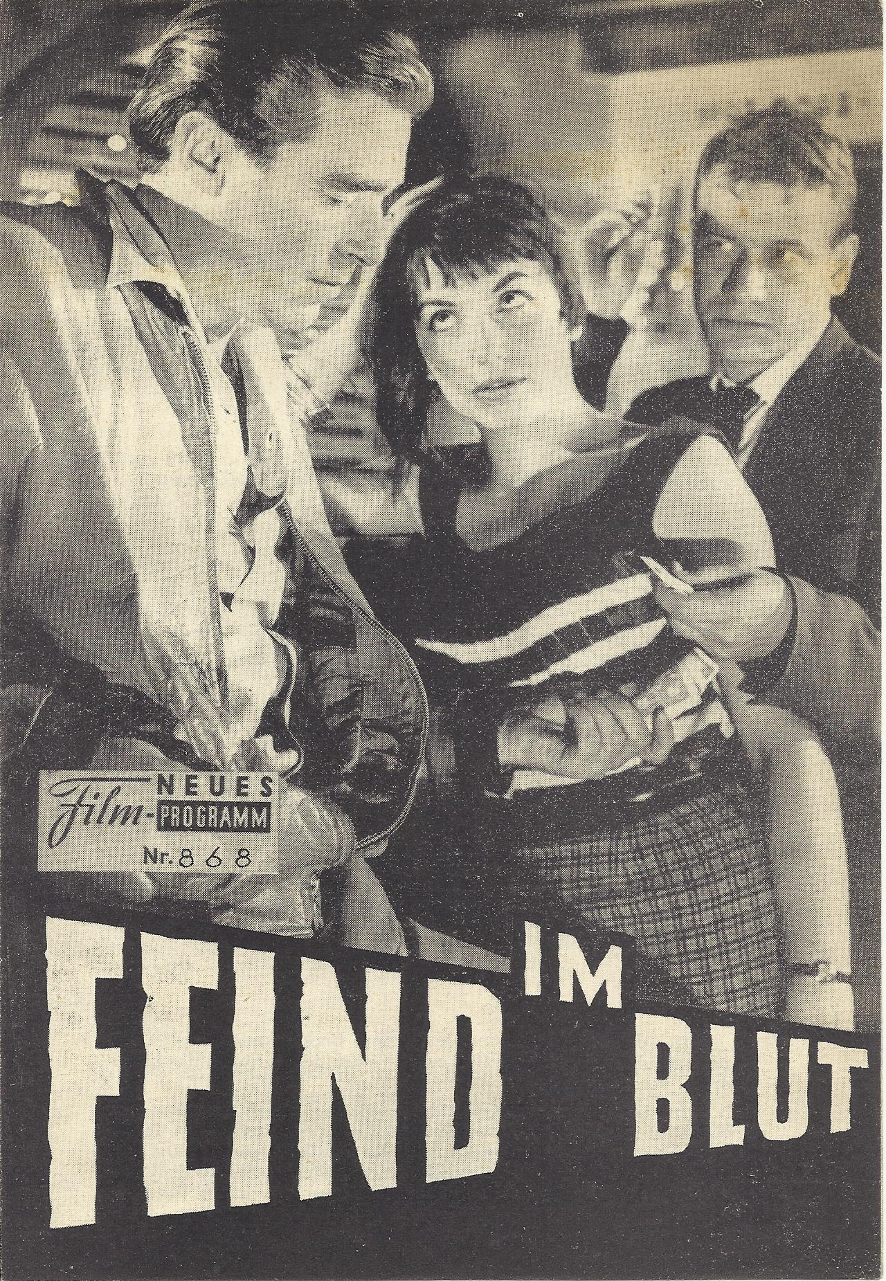 868: Feind im Blut (Willy Sedler) Jochen Porger, Ursula Lisson, Erik Hajo, Barbara Skrad, Beate Hasenau, Wofgang Luther, Dodo van Doeren, Kurt-Heinz Welke, Alfred Böckel