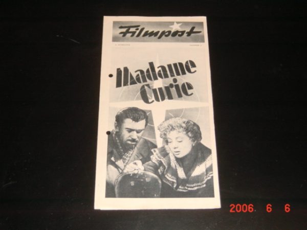 02: Madame Curie, Greer Garson, Walter Pidgeon,