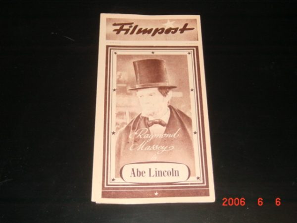 05: Abe Lincolm, Raymond Massey, Gene Lockhardt,
