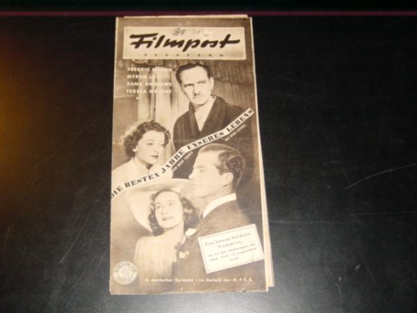 182: besten Jahre unseres Lebens, Frederic March, Myrna Loy,