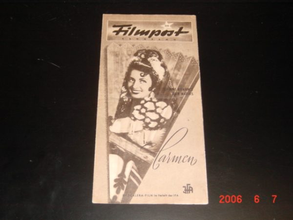 232: Carmen, Jean Marais, Vivien Romance, Bernhard Blier,