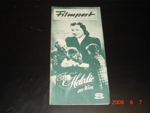 283: Kleine Melodie aus Wien, Paul Hörbiger, Maria Andergast,