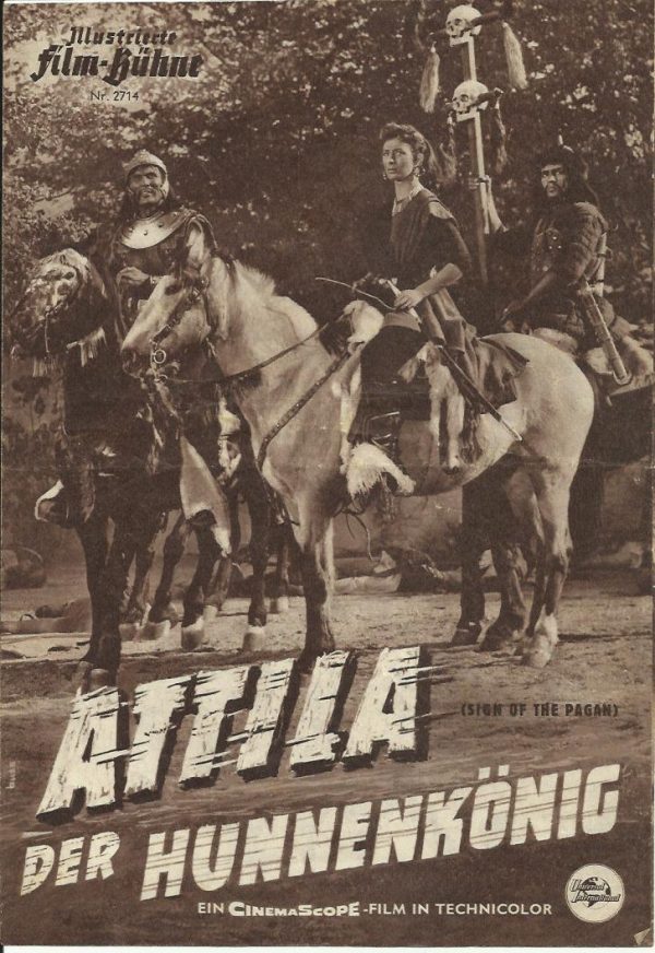 2714: Attila der Hunnenkönig, Jack Palance, Jeff Chandler,