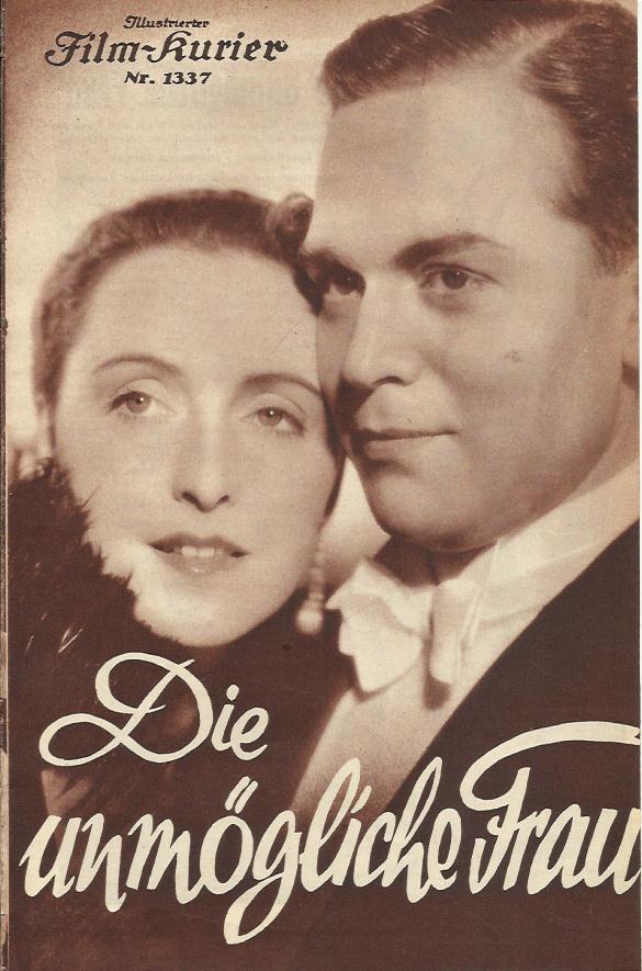 1337: Die unmögliche Frau Gustav Fröhlich Harry Hardt