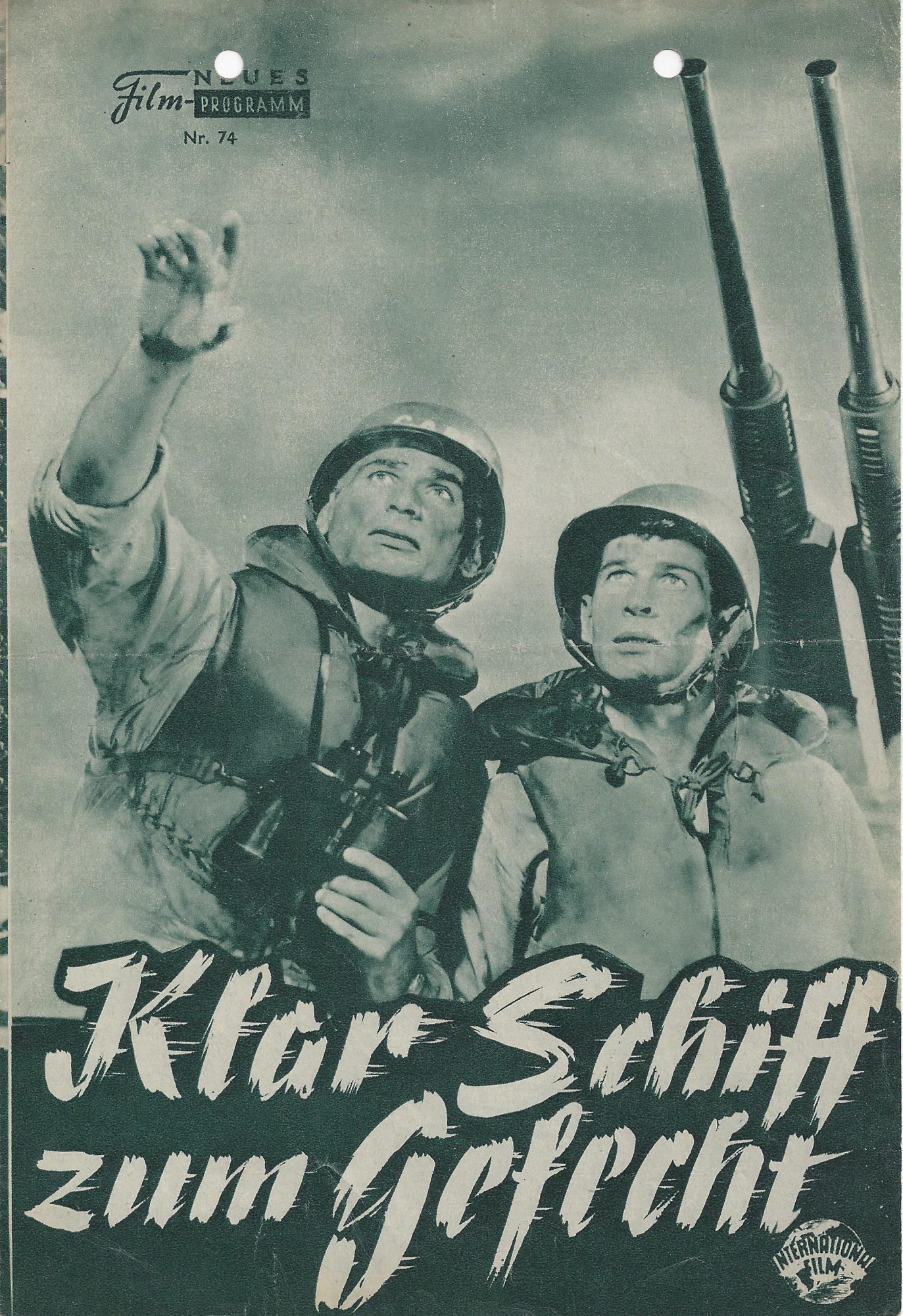 74: Klar Schiff zum Gefecht (Joseph Pevney) Lex Barker, Jeff Chandler, George Nader, Julie Adams, Keith Andes, Richard Boone, William Reynolds