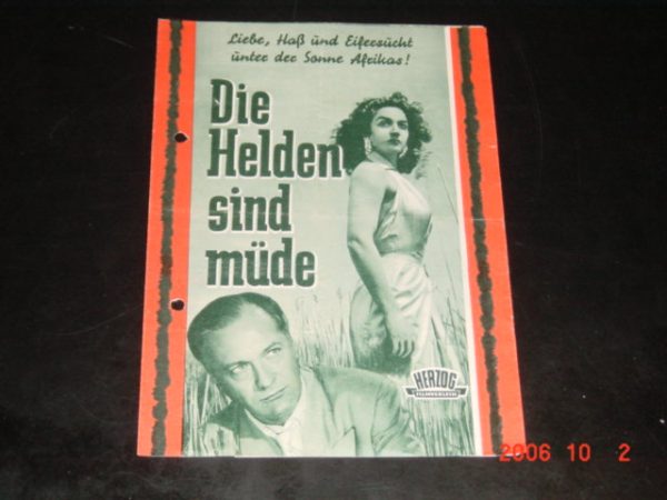 Die Helden sind müde, Curd Jürgens, Maria Felix, Jean Servais